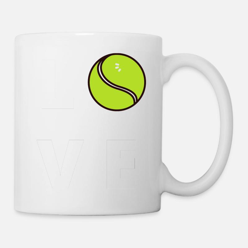 TENNIS D’AMOUR - Mug blanc - blanc