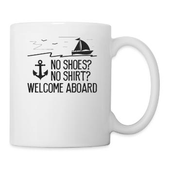 Sailing Sailboat No Shoes? No - Mug - white - Right
