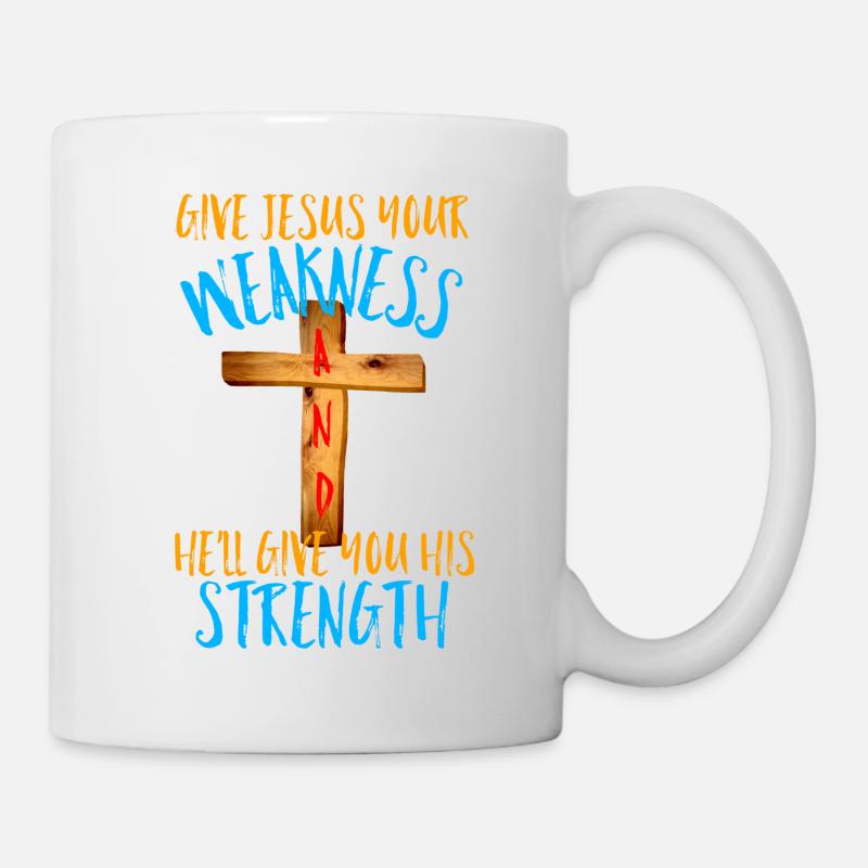 Jésus-Christ Jésus-Christ Jésus - Mug blanc - blanc