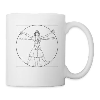 Maß Bier Bierkrug Lederhosen Brezel Biertrinker - Tasse - Weiß - Rechts
