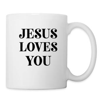 Jesus Jesus Jesus Christlich Christlich Christlich - Tasse - Weiß - Rechts