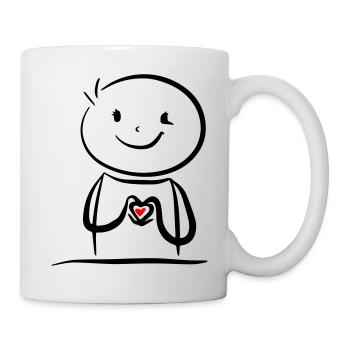 a heart for you - Mug - white - Right