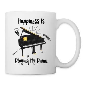 Playing My Piano - Mug - white - Right