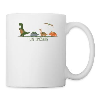 I like Dinos Dinosaur Trex Dino Sweet - Mug - white - Right