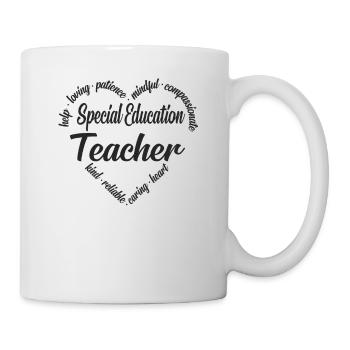 Special Education Teacher Heart - Mug - white - Right