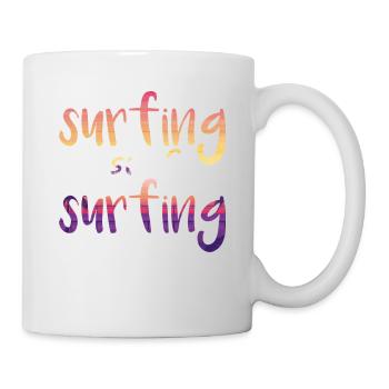 surfing surf surfing - Mug blanc - blanc - Droite