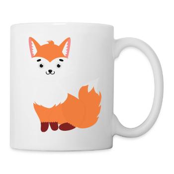 Fuchs - Tasse - Weiß - Rechts