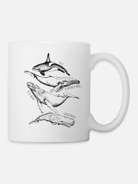Wale - Tasse - Weiß