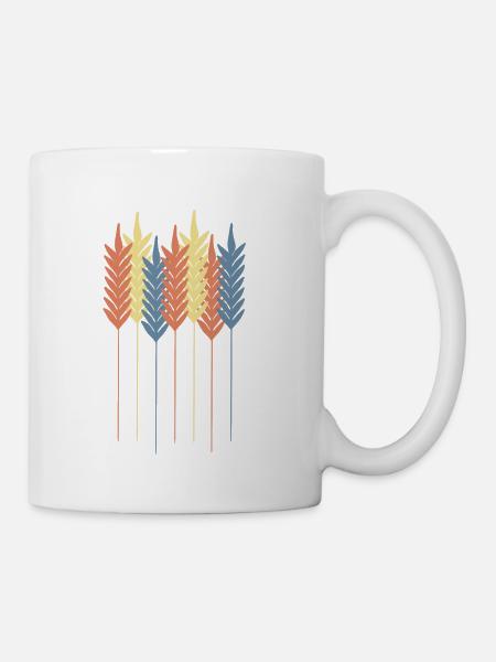 Getreide Feld - Tasse - Weiß