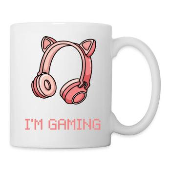 Joueuse I’m Gaming Gamer Dames - Mug blanc - blanc - Droite