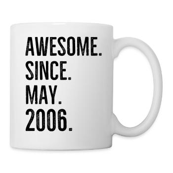 Génial depuis mai 2006 - Mug blanc - blanc - Droite