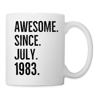 Awesome Since July 1983 - Mug - white - Right