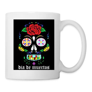 dia de muertos - Tasse - Weiß - Rechts