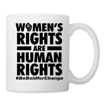 Feminismus Symbol - Tasse - Weiß - Rechts