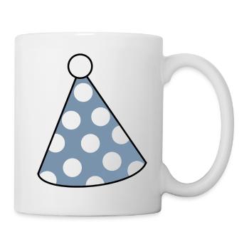 Fête d’anniversaire Fête d’anniversaire Célébrer Fête d’anniversaire Chapeau - Mug blanc - blanc - Droite