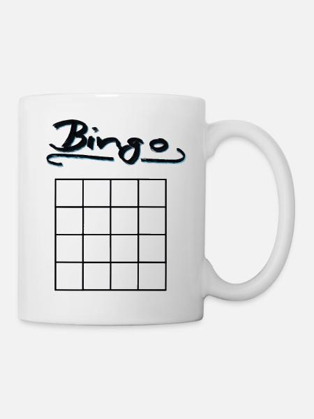 Bingo Spiel - Tasse - Weiß