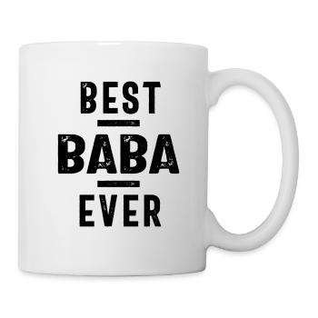 Bester Baba | aller Zeiten Vatertag und Großelterntag - Tasse - Weiß - Rechts