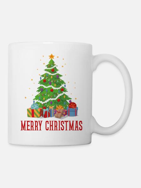 Frohe Weihnachten Frohes Weihnachtsgeschenk - Tasse - Weiß