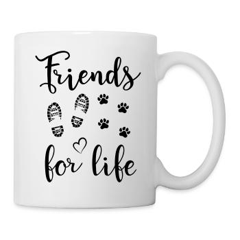 Dog Owner Mistress Love Dog's Paw Paws - Mug - white - Right