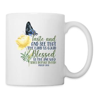 Christian Bible Verse Quote - Tasse - Weiß - Rechts