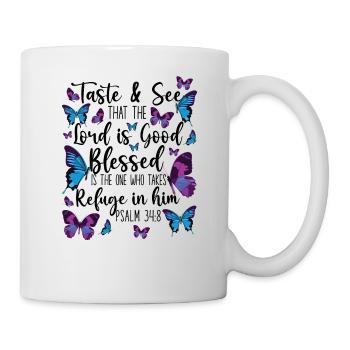 Christian Bible Verse Quote - Tasse - Weiß - Rechts