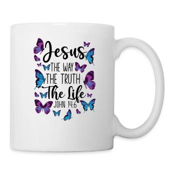 Christian Bible Verse Quote - Tasse - Weiß - Rechts