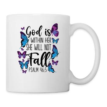 Christian Bible Verse Quote - Tasse - Weiß - Rechts
