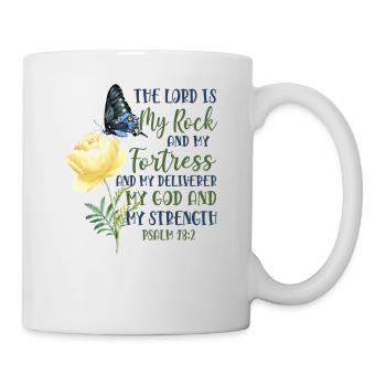Christian Bible Verse Quote - Tasse - Weiß - Rechts