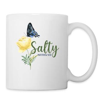 Christian Bible Verse Butterfly - Tasse - Weiß - Rechts