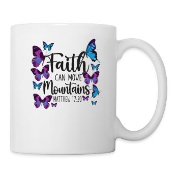 Christian Bible Verse Quote - Tasse - Weiß - Rechts