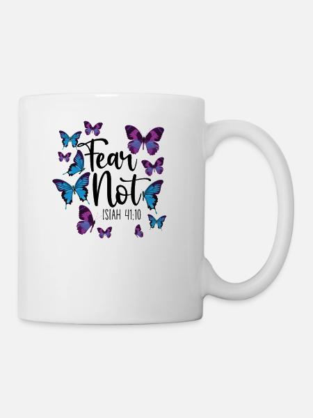 Christian Bible Verse Quote - Mug - white