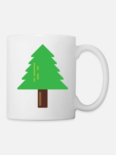 Sapin - Mug blanc - blanc
