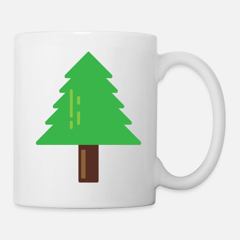 Tannenbaum - Tasse - Weiß