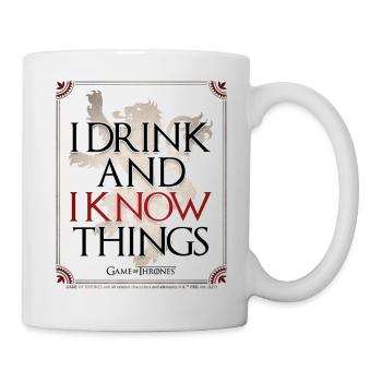 Game Of Thrones I Drink And I Know Things - Mug - white - Right