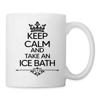 eisbader winterbader arktis taucher eisbad atmen - Tasse - Weiß - Rechts