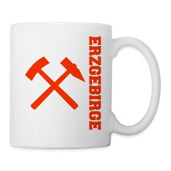 Erzgebirge Bergbau - Tasse - Weiß - Rechts