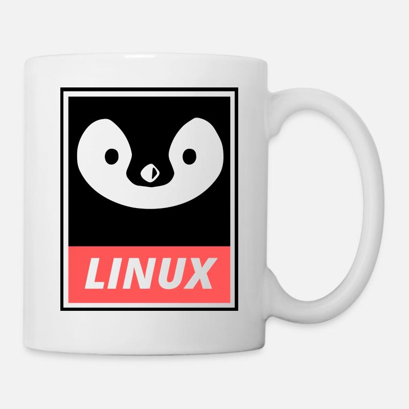 Linux Tux - Tasse - Weiß