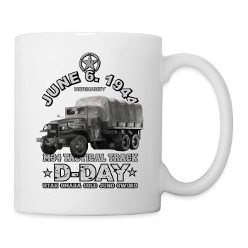 D DAY M34 TAKTISCHE SPUR US ARMY - Tasse - Weiß - Rechts