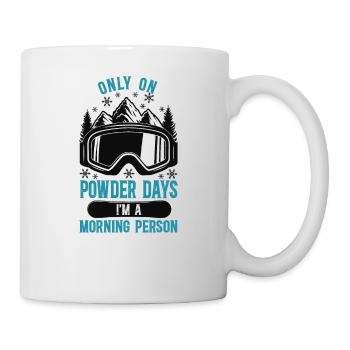 Snowboarding Snowboard Ski Skiing - Mug - white - Right
