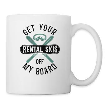 Snowboarding Snowboard Ski Skiing - Mug blanc - blanc - Droite