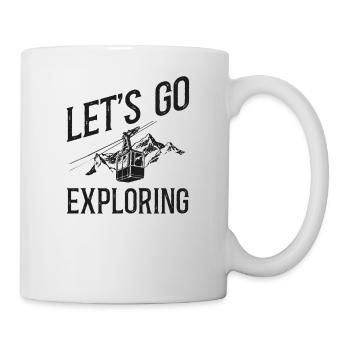 Snowboarding Snowboard Ski Skiing - Mug - white - Right