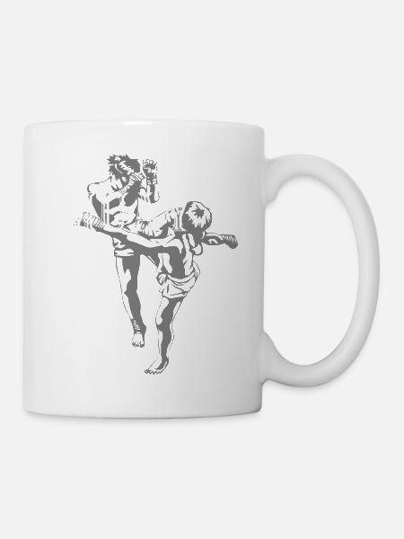 Boxing Fighting Muay Thai - Tasse - Weiß