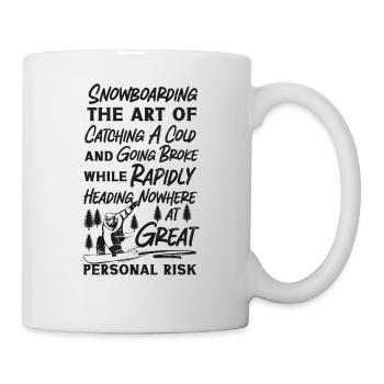Snowboarding Snowboard - Mug blanc - blanc - Droite