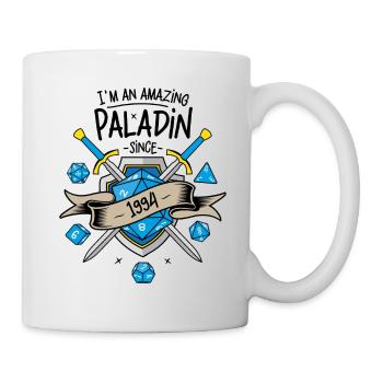 Ich bin seit 1994 ein erstaunlicher Paladin - Tasse - Weiß - Rechts