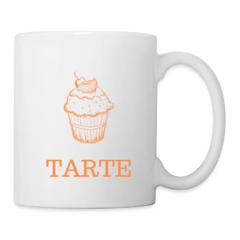 Je suis là juste pour la tarte - Mug blanc - blanc - Droite