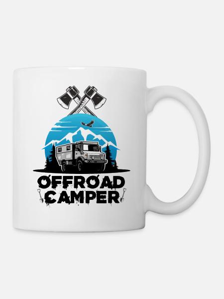 Offroad Camper camping Motorhome Motorhome WoMo - Mug - white
