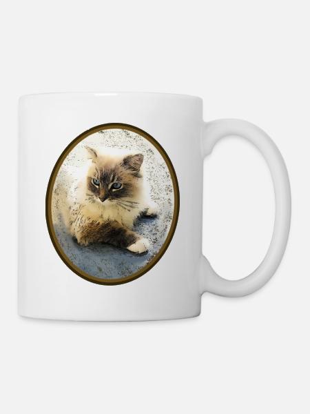 Katze - Tasse - Weiß