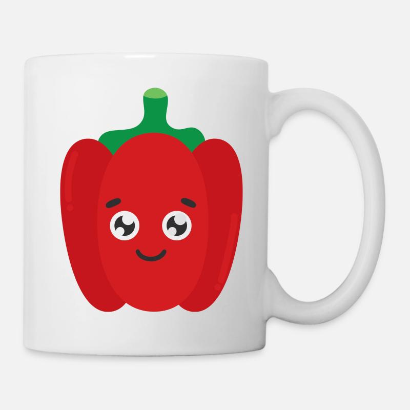 Red peppers - Mug - white