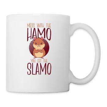 Hamster Mess Avec le Hamo que vous obtenez - Mug blanc - blanc - Droite
