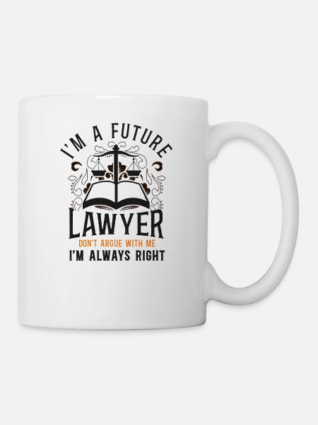 Young Lawyer Attorney Law I'M A - Tasse - Weiß